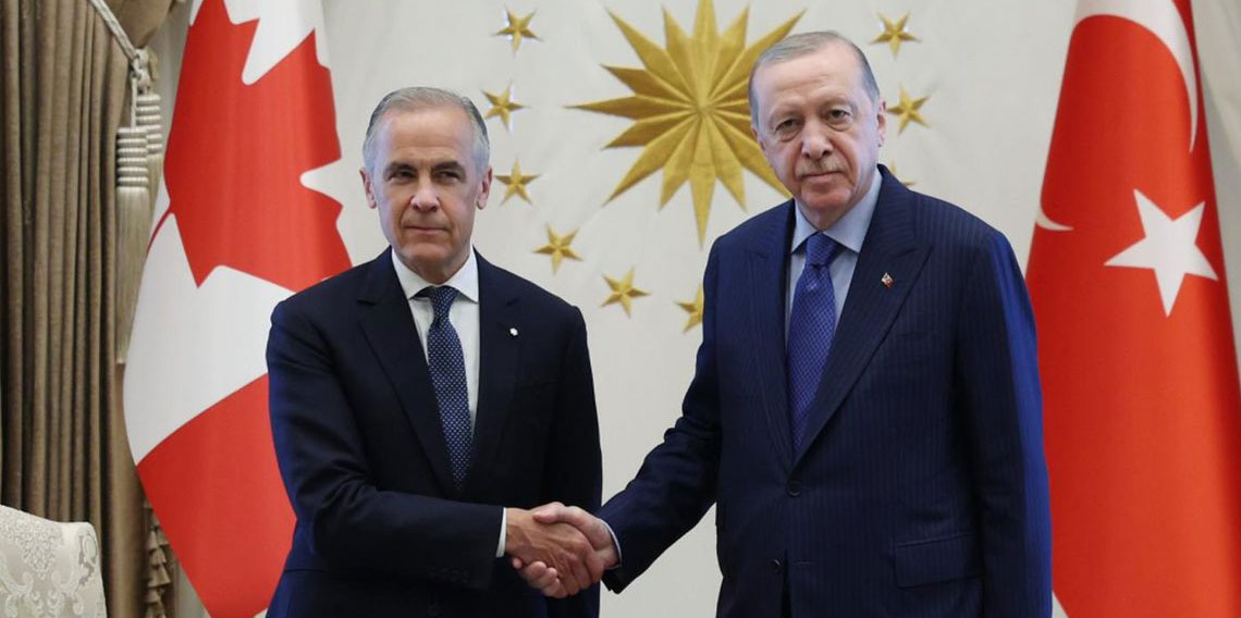 Cumhurbaşkanı Erdoğan, Kanada Başbakanı Carney'i kabul etti