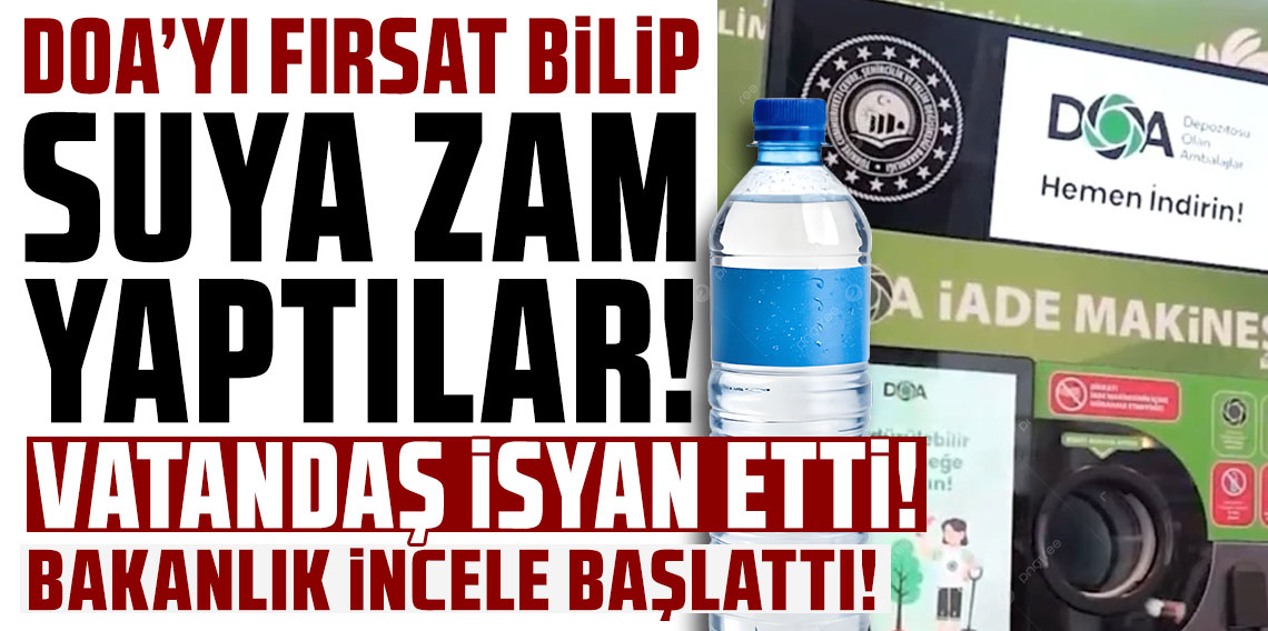 Depozito fırsatçılığı! İade makinelerini gören marketler su fiyatlarını katladı