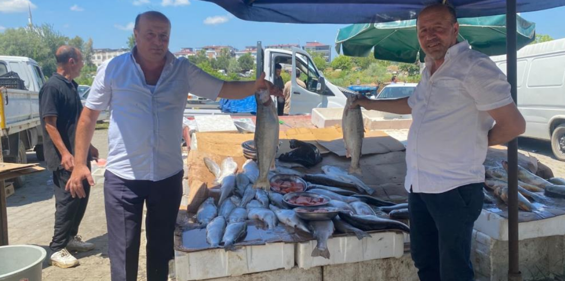 Çarşambalı balıkçı ikizler 40 yıldır aynı tezgahta