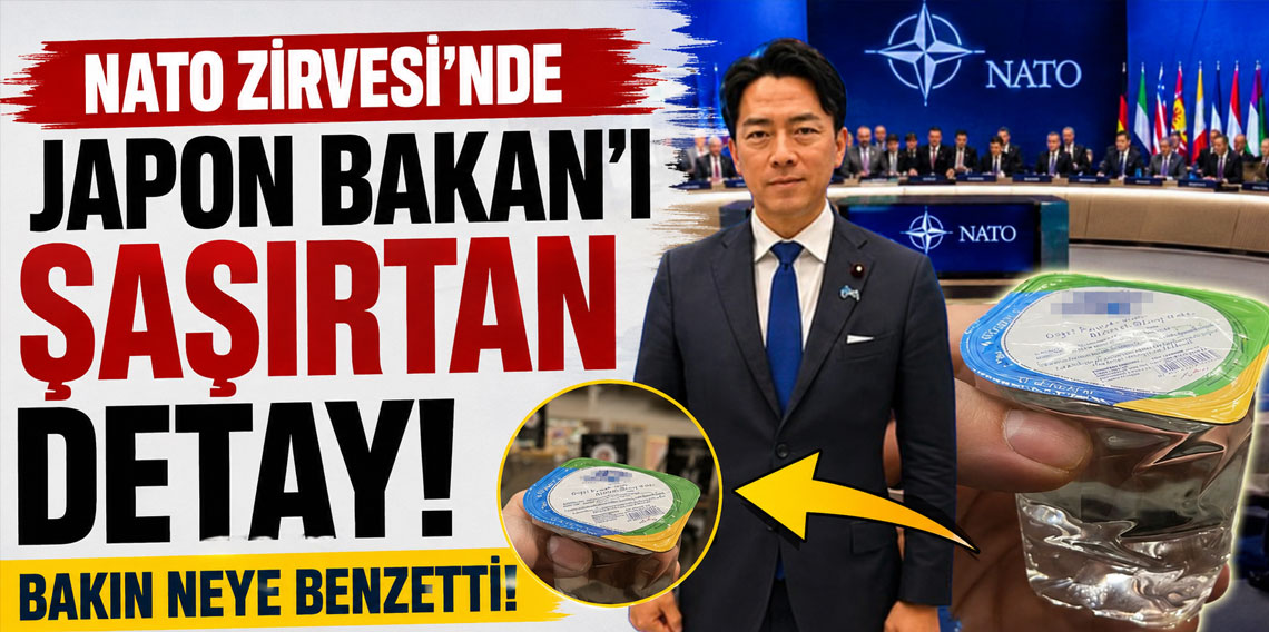 NATO Zirvesi'nde Japon Bakan'ı şaşırtan detay! Bakın neye benzetti