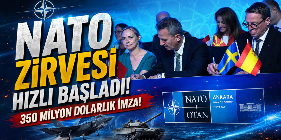 NATO Zirvesi çok hızlı başladı! Türkiye'den 350 milyon dolarlık imza