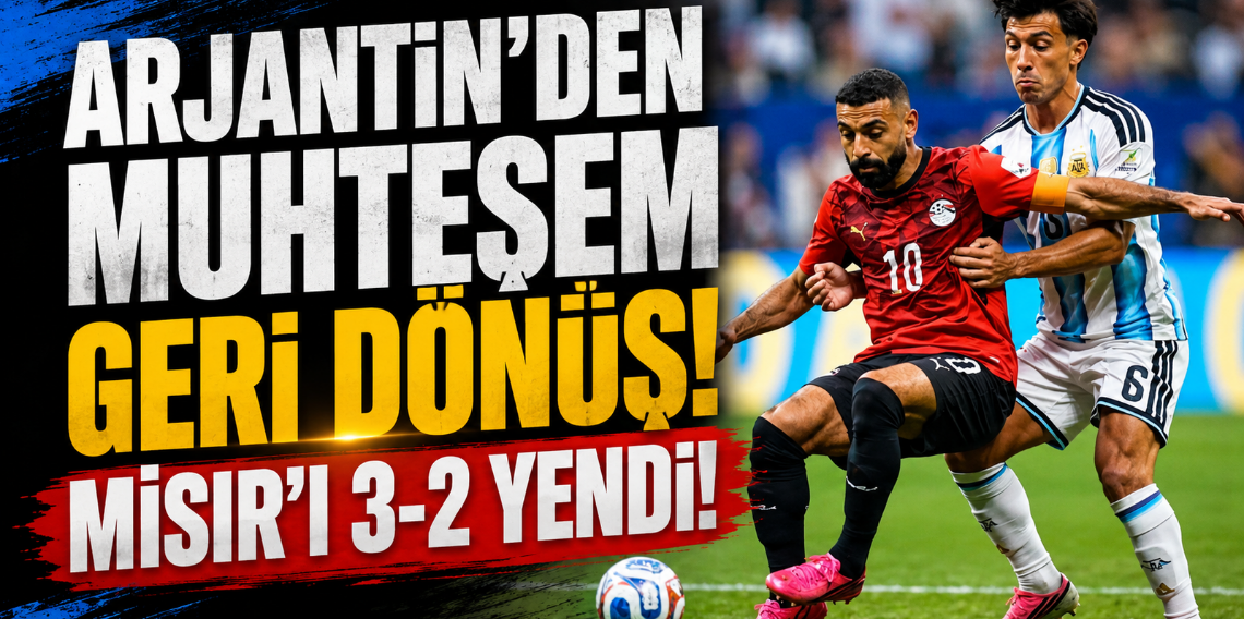 Lionel Messi'li Arjantin'den muhteşem geri dönüş!