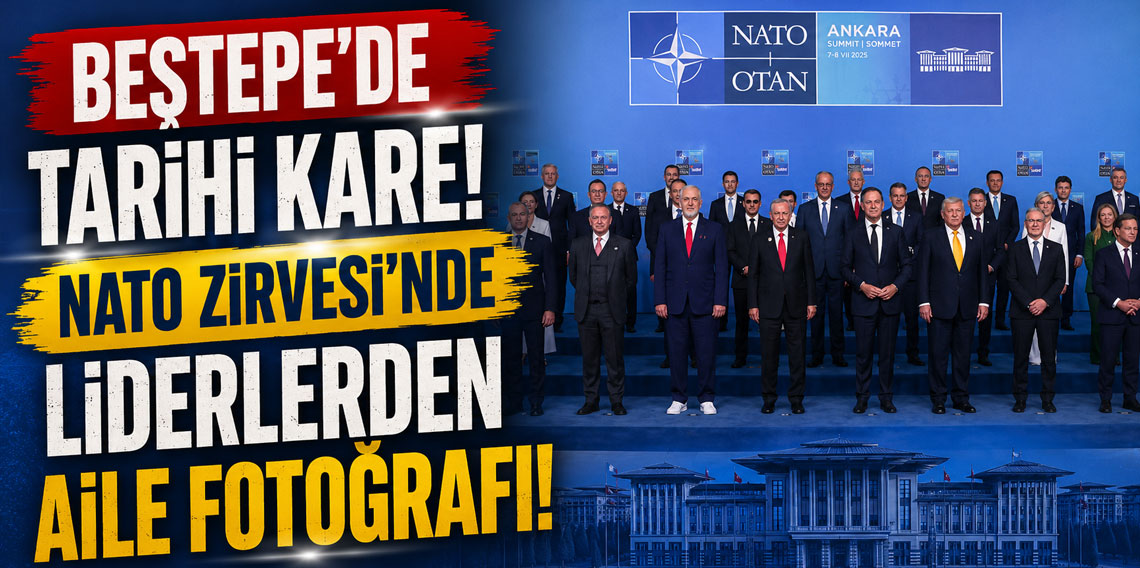 NATO Zirvesi'nde liderlerden aile fotoğrafı