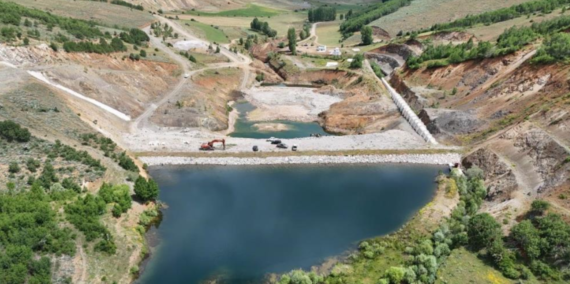 Bayburt'ta Petekli Göleti Projesi Tarıma Can Suyu Olacak