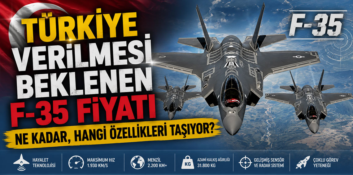 Türkiye verilmesi beklenen F-35 fiyatı ne kadar, hangi özellikleri taşıyor?