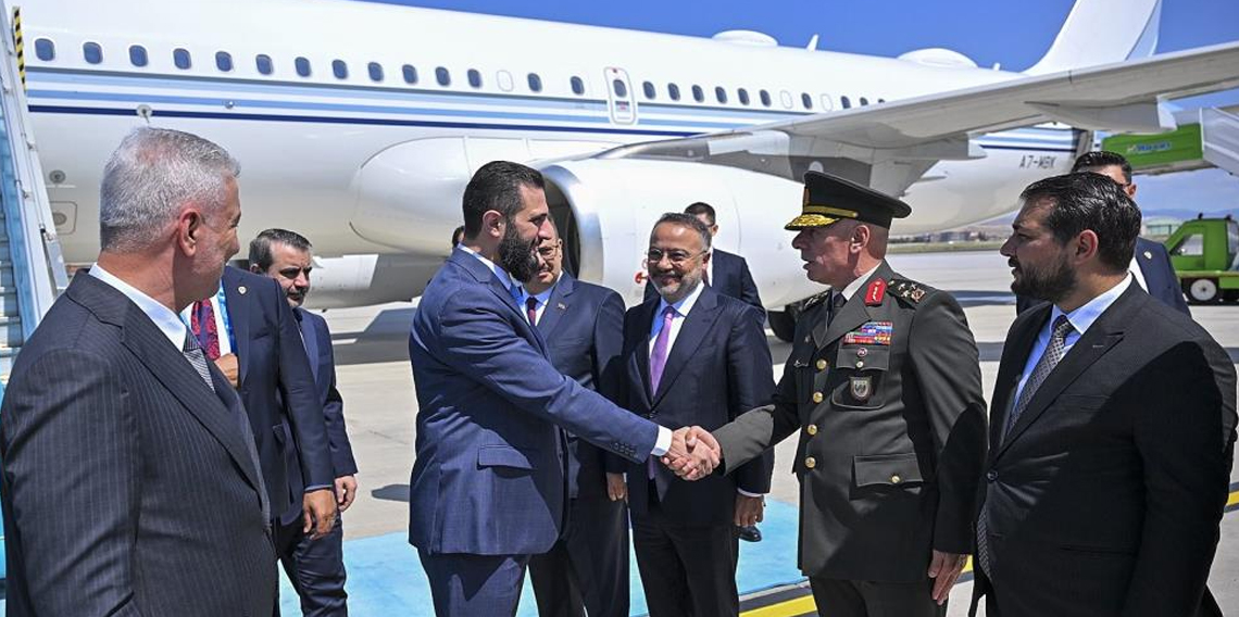 Suriye Cumhurbaşkanı Şara Ankara'da