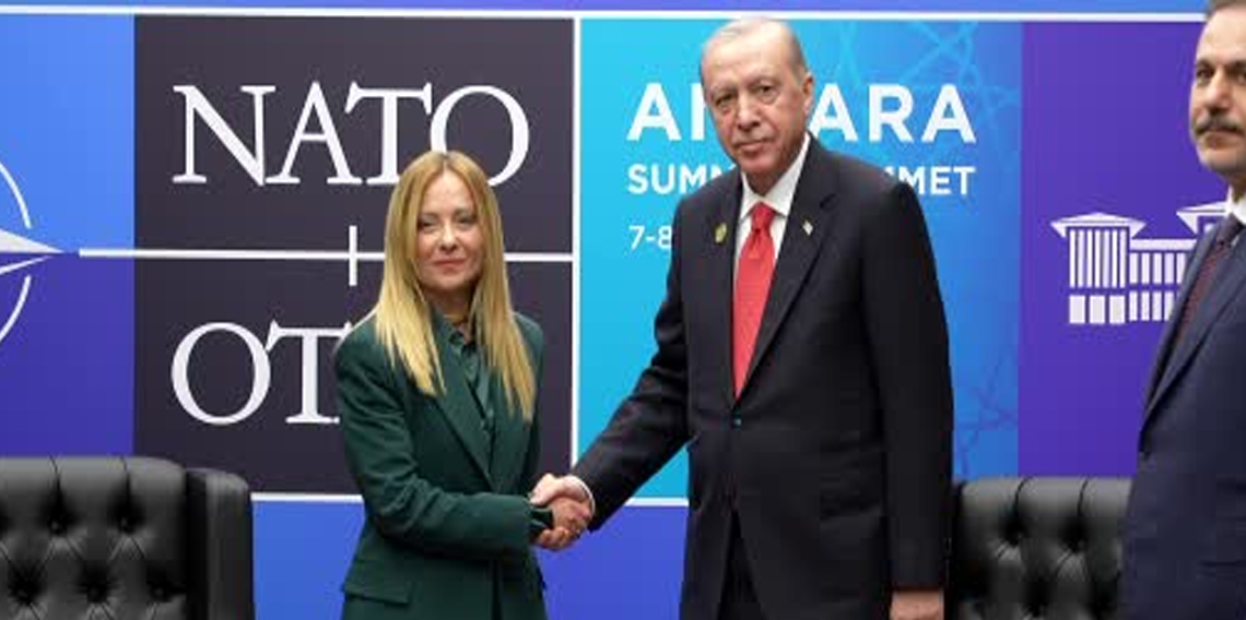 Erdoğan, İtalya Başbakanı Meloni ile bir araya geldi