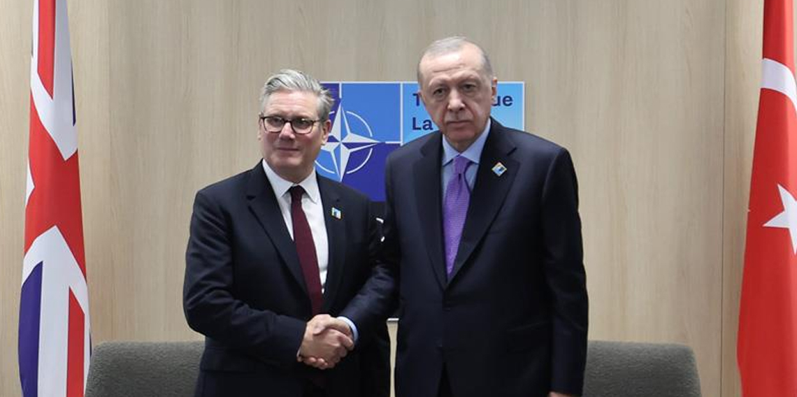 Erdoğan, İngiltere Başbakanı Starmer ile bir araya geldi