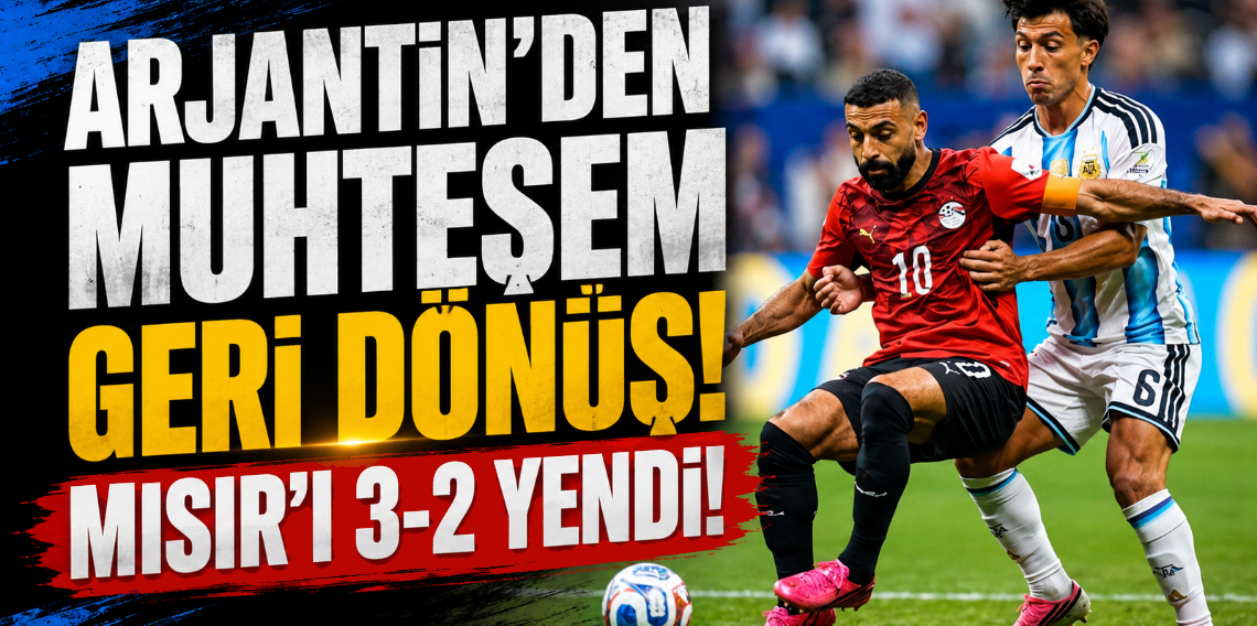 Lionel Messi'li Arjantin'den muhteşem geri dönüş!