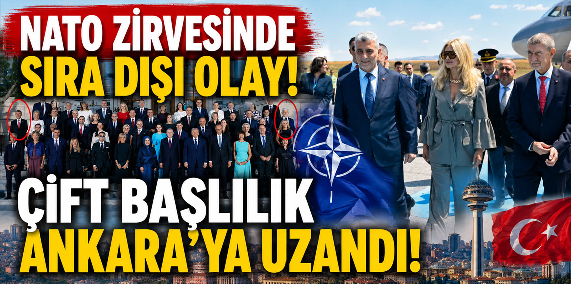 NATO Zirvesinde sıra dışı olay! Çift başlılık Ankara'ya uzandı!