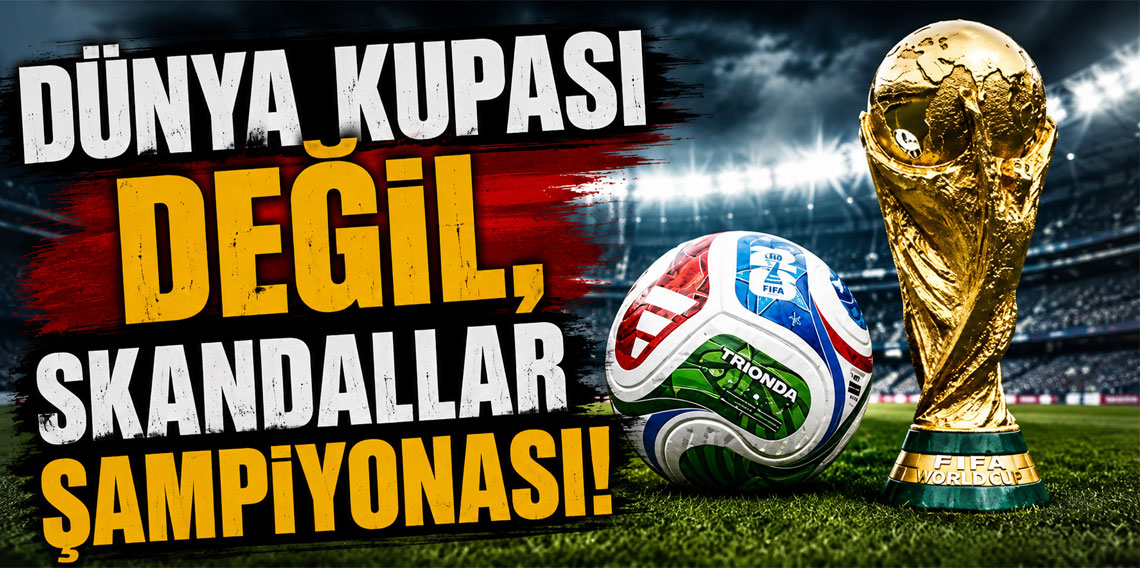 DÜNYA KUPASI DEĞİL, SKANDALLAR ŞAMPİYONASI!