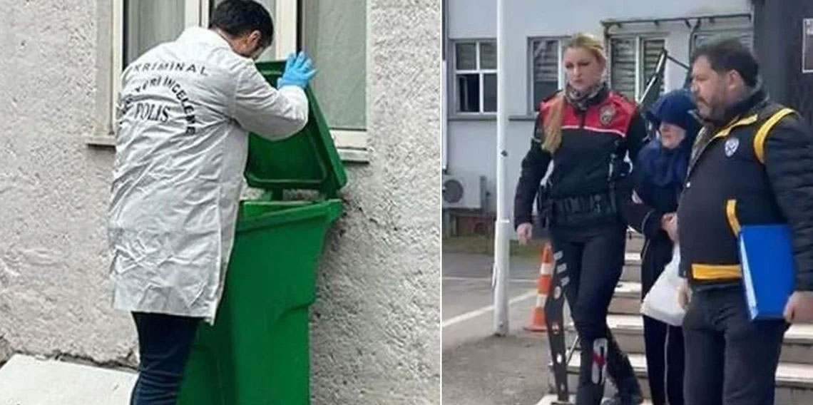Eşini parçalayıp çöpe attı, 