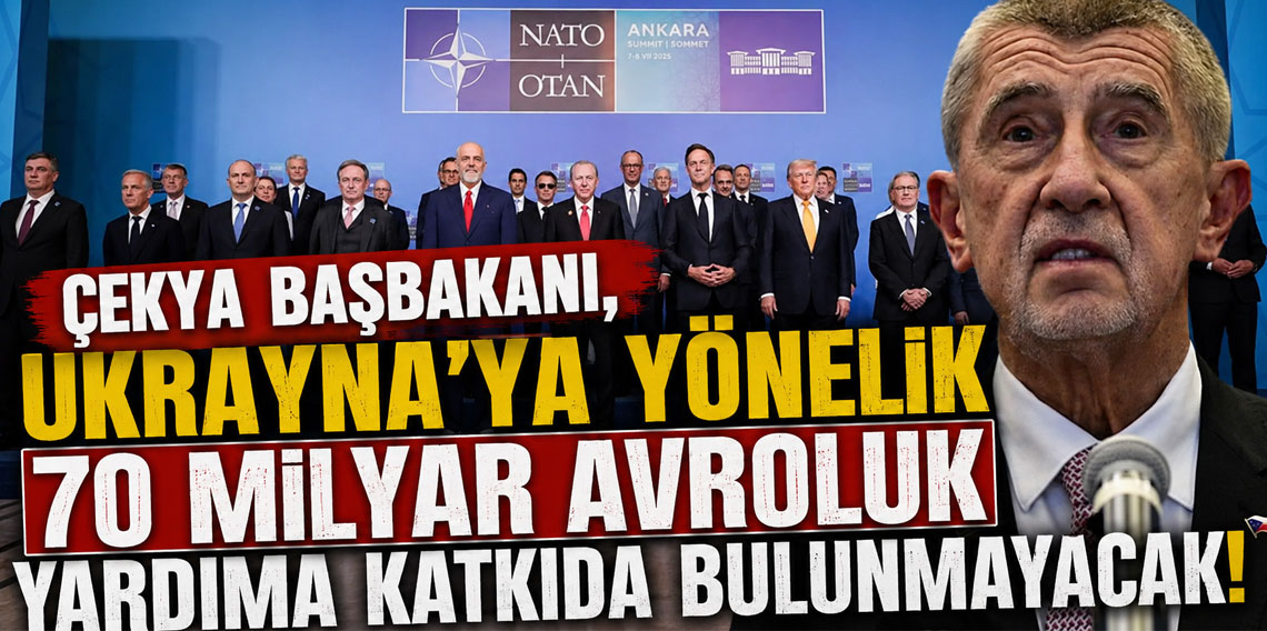 Çekya Başbakanı, Ukrayna'ya yönelik 70 milyar avroluk yardıma katkıda bulunmayacak