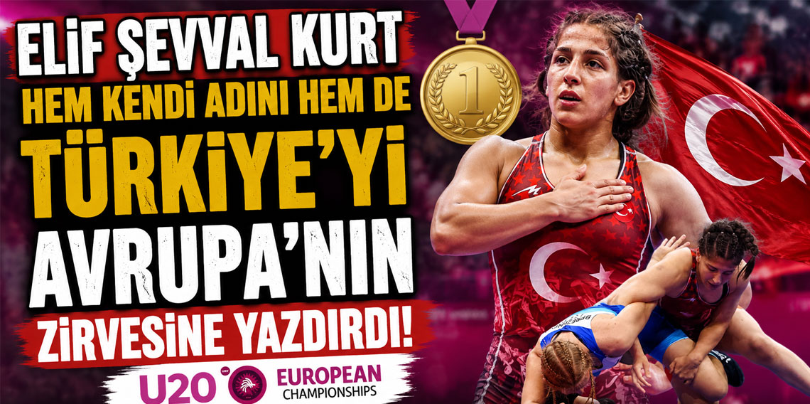 Elif Şevval Kurt hem kendi adını hem de Türkiye'yi Avrupa'nın zirvesine yazdırdı!