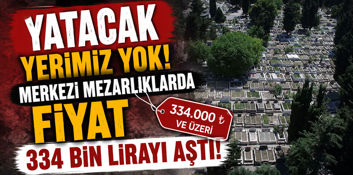 Yatacak yerimiz yok! İstanbul'da mezarlıkların doluluk oranı yüzde 90'ı aştı!