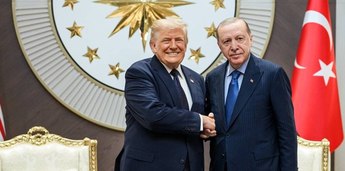 Beyaz Saray, Trump ile Cumhurbaşkanı Erdoğan’ın fotoğrafını paylaştı