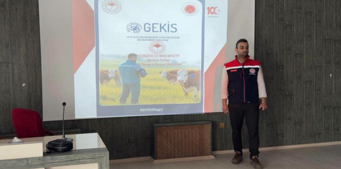 Bayburt'ta veteriner hekimlere GEKİS eğitimi verildi! Elektronik küpe sistemi tanıtıldı
