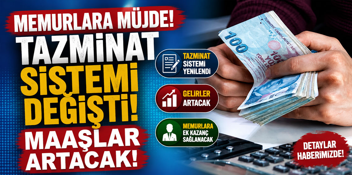Resmi Gazete'de yayımlandı! Memurların tazminat sistemi değişti