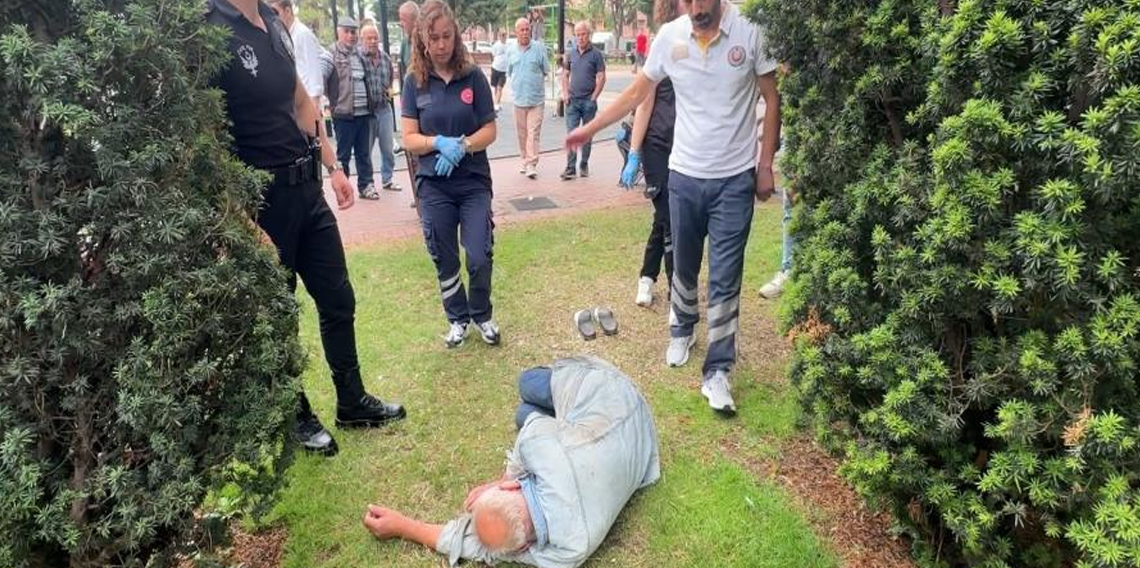 Anıtpark'taki sarhoş sağlıkçıları bezdirdi