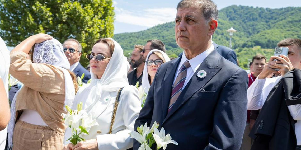 Başkan Tugay Srebrenica Katliamı’nı anma törenlerine katıldı