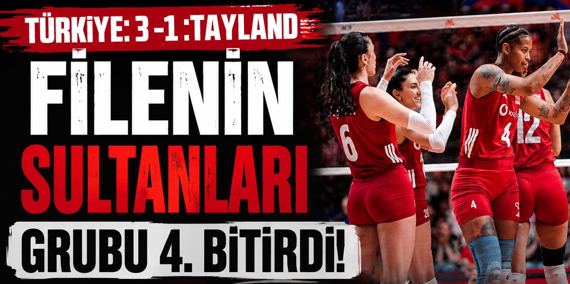 A Milli Kadın Voleybol Takımı, Tayland galibiyetiyle 4. sırada tamamladı