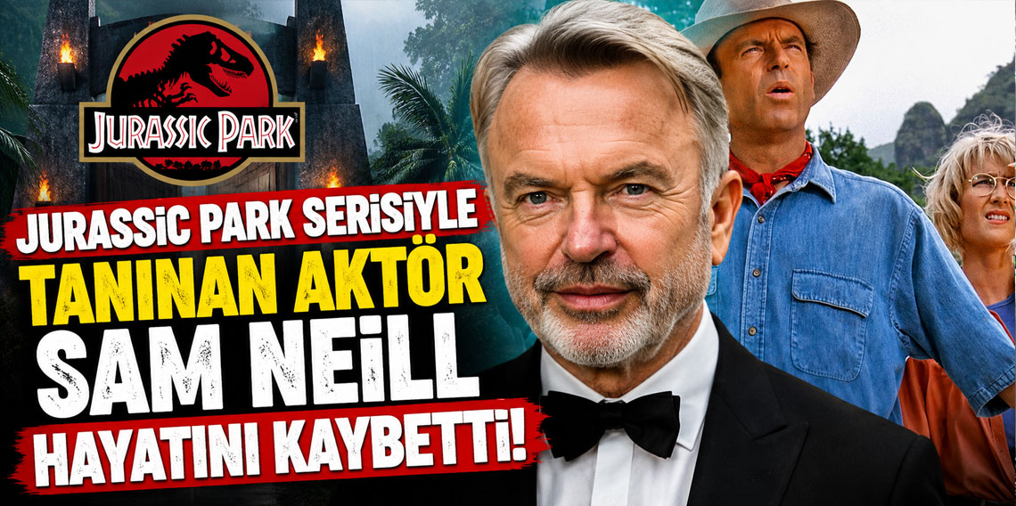 Jurassic Park serisiyle tanınan aktör Sam Neill hayatını kaybetti