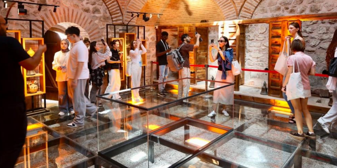TOGÜ'de Türkçe öğrenen uluslararası öğrenciler Tokat'ın kültürel mirasını keşfetti