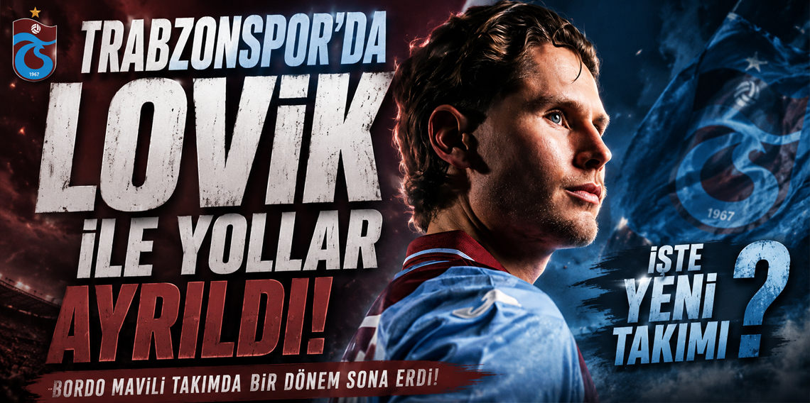 Trabzonspor'da Mathias Lovik Dönemi Sona Erdi! Molde'ye Transfer Oluyor