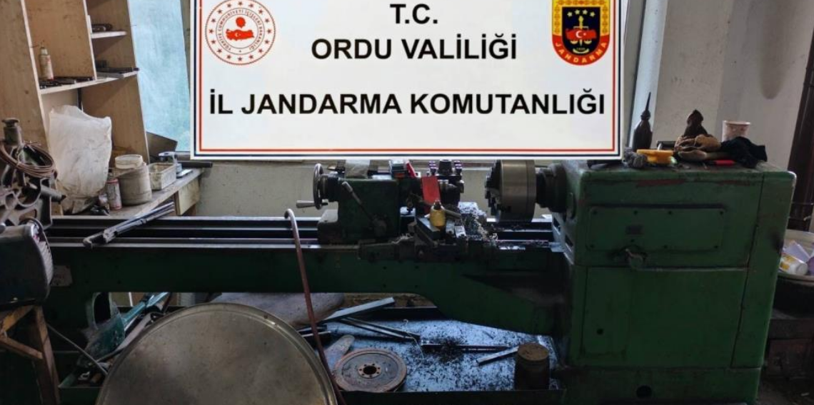 Ordu'da kaçak silah atölyelerine jandarma operasyonu