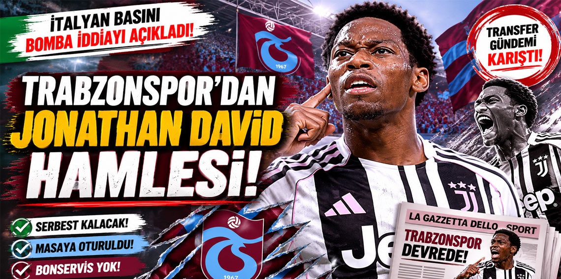 İtalyanlar duyurdu! Trabzonspor'dan Jonathan David hamlesi!