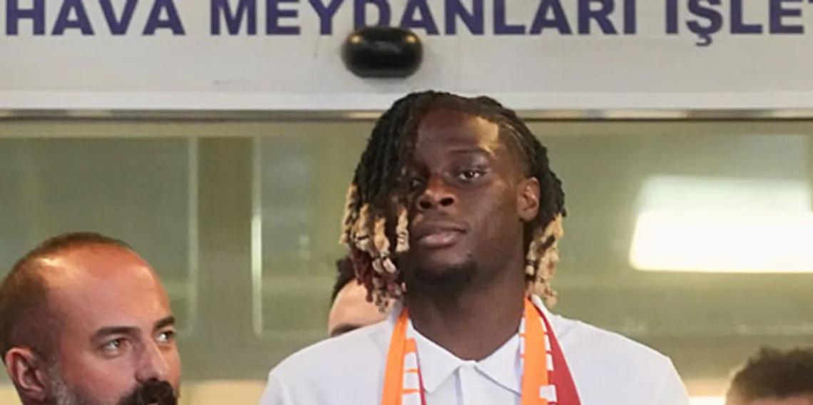 Galatasaray’ın yeni transferi Lesley Ugochukwu, İstanbul’a geldi
