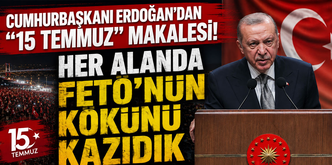 Cumhurbaşkanı Erdoğan'dan 