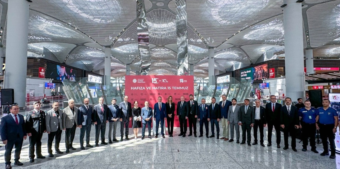 İGA İstanbul Havalimanı, direniş ruhunu ve milli birlik hafızasını geleceğe taşıyor
