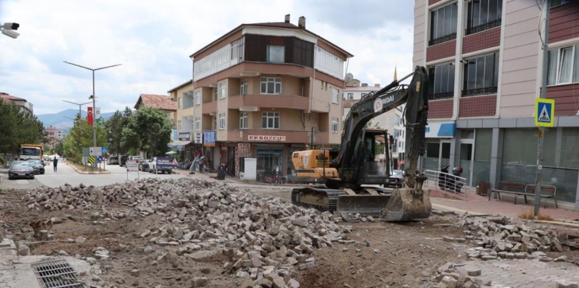 Kavak'ta ulaşımı rahatlatacak çalışma başladı
