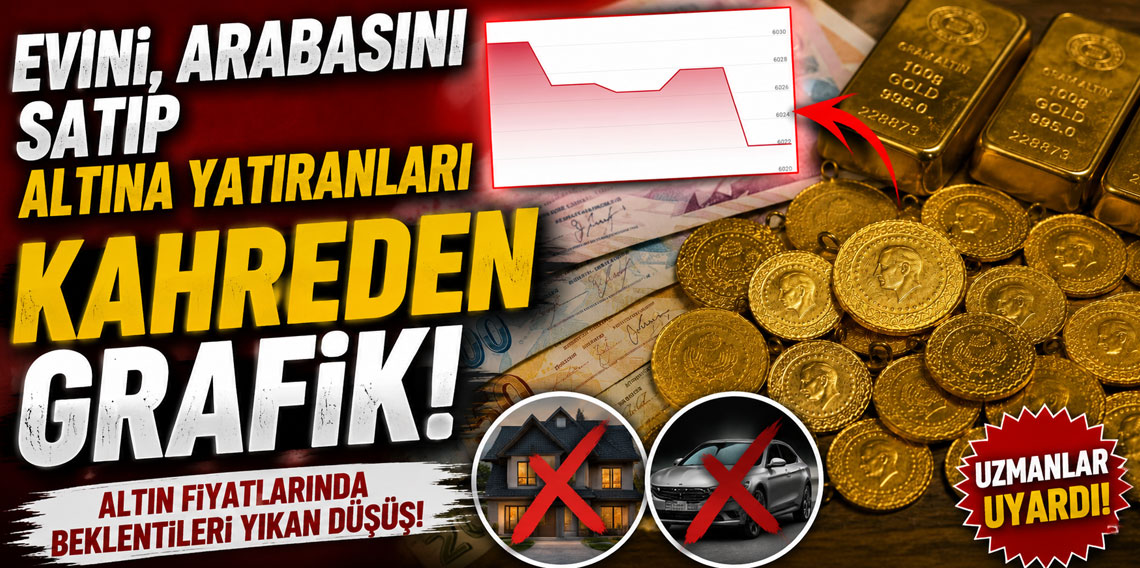 Altın yatırımcısını kahreden grafik!