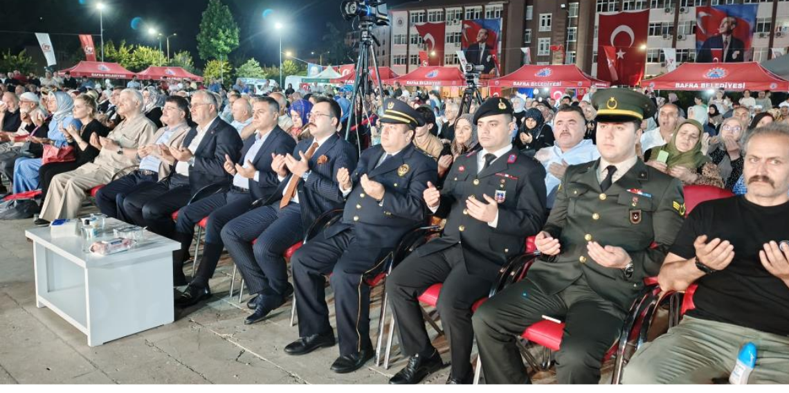 Bafra'da 15 Temmuz programında birlik ve kardeşlik vurgusu