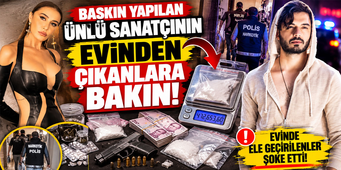 İlyas Yalçıntaş'ın evinden çıkanlara bakın!