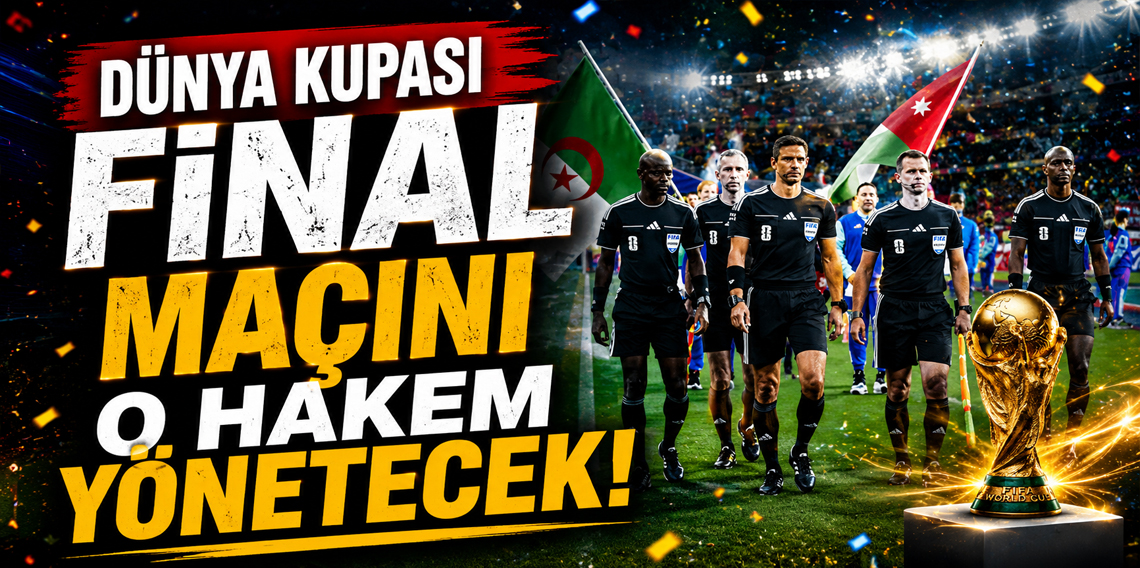 Dünya Kupası finalini yönetecek hakem açıklandı!
