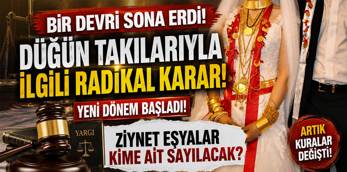 Bir devir sona erdi! Düğün takılarıyla ilgili radikal karar!