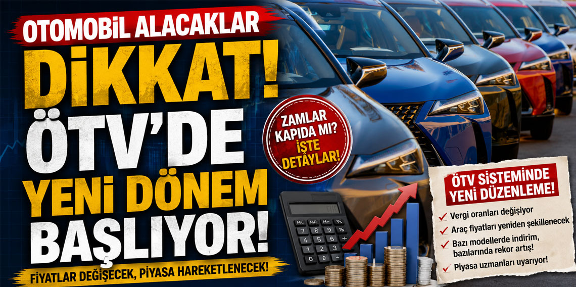 Otomobil alacaklar dikkat! ÖTV'de yeni dönem başlıyor!