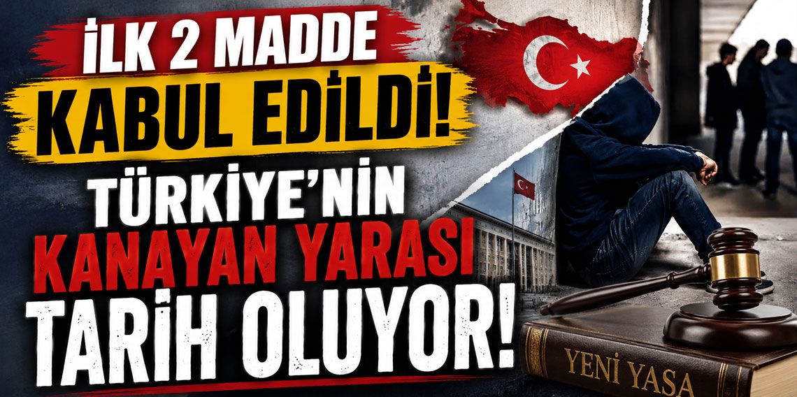 Suça sürüklenen çocuklar düzenlemesinde ilk 2 madde kabul edildi