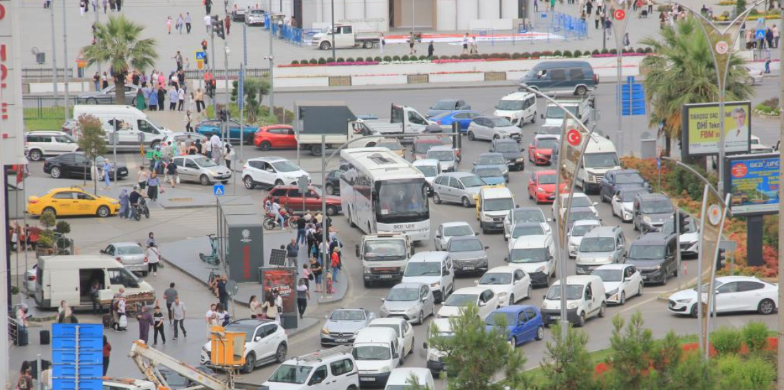 Samsun'un trafik yükü artıyor: