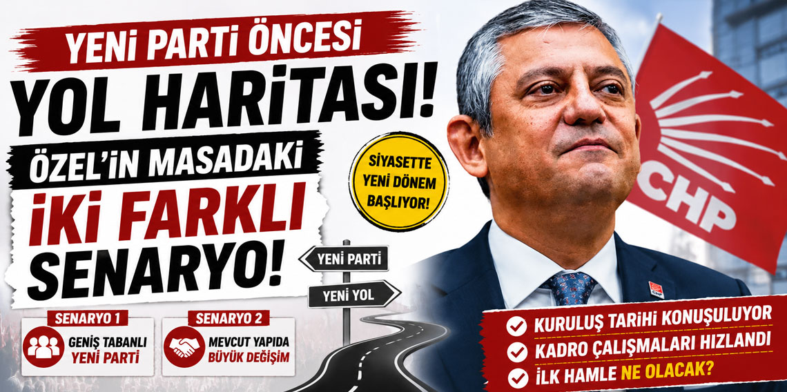 Yeni parti öncesi yol haritası! Özel'in masadaki iki farklı senaryo!