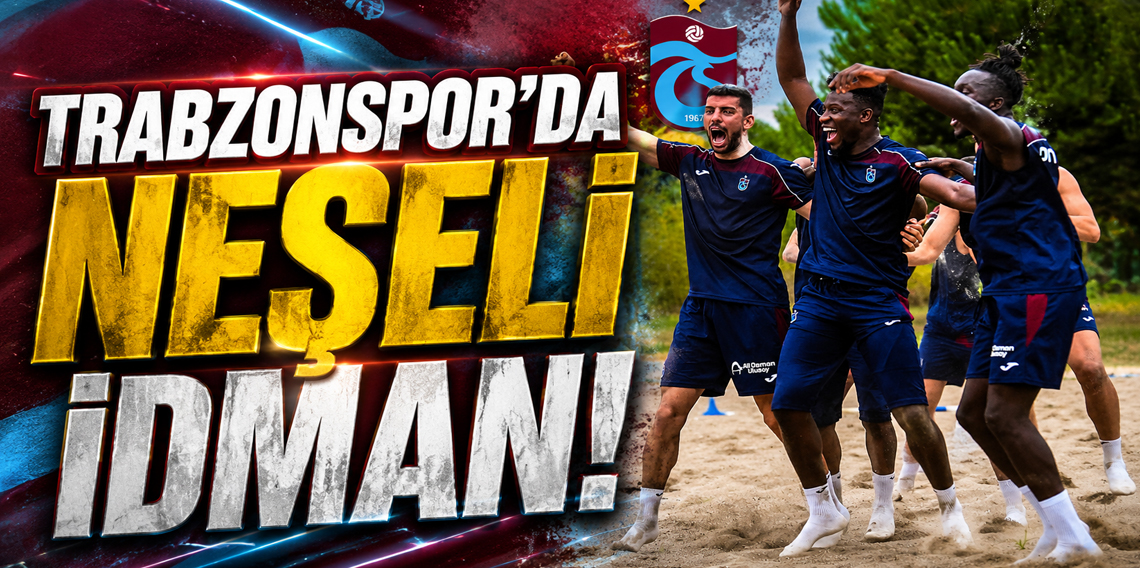Trabzonspor Kum'da dayanıklık antremanı yaptı