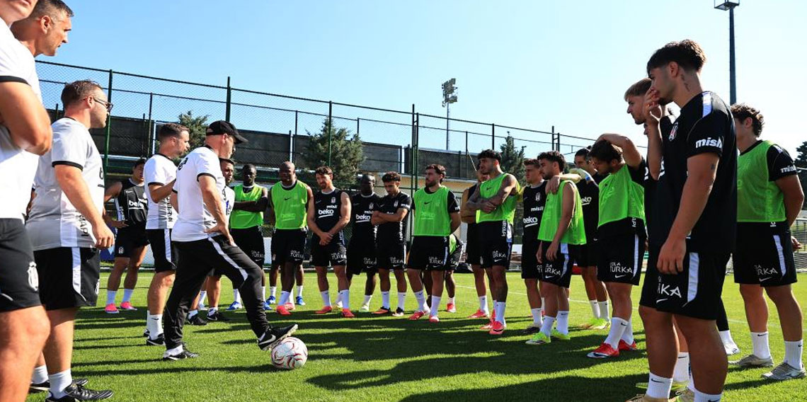 Beşiktaş, Midtjylland maçı hazırlıklarını sürdürdü