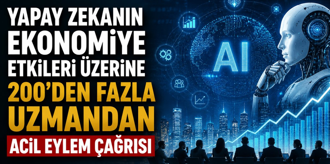 Yapay zekanın ekonomiye etkileri üzerine 200'den fazla uzmandan acil eylem çağrısı