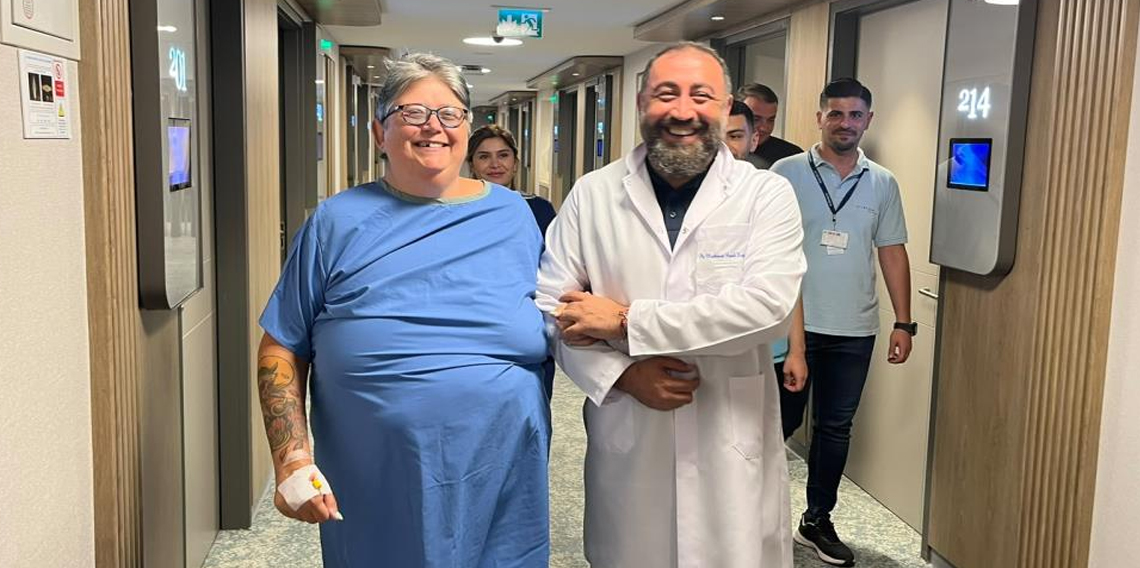 Türkiye'ye obezite cerrahisi için geldi, tek operasyonda 5 farklı ameliyat geçirdi