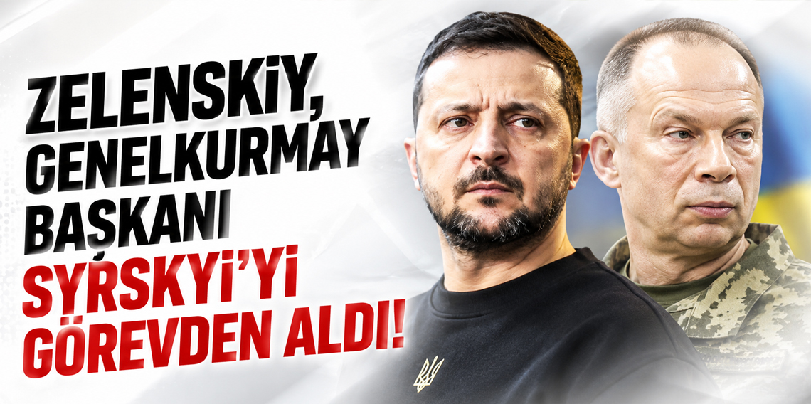 Zelenskiy, protestoların ardından Genelkurmay Başkanı Syrskyi'yi görevden aldı