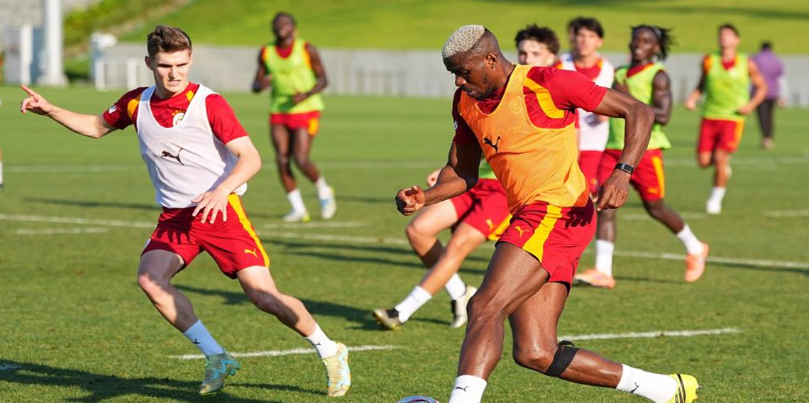 Galatasaray, günü çift antrenmanla tamamladı