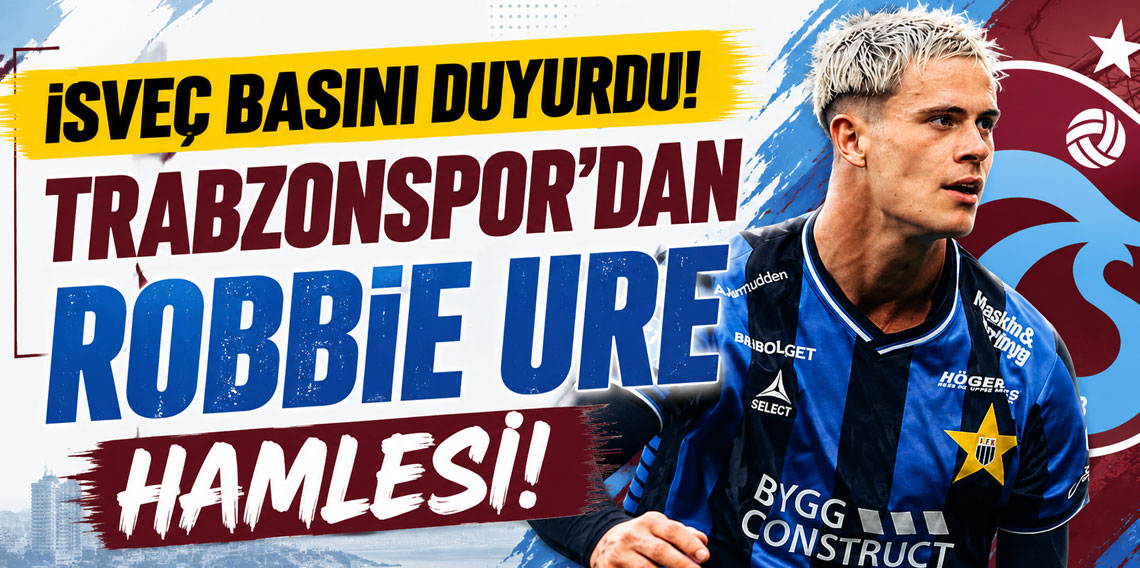 İsveç basını duyurdu! Trabzonspor'dan Robbie Ure hamlesi!